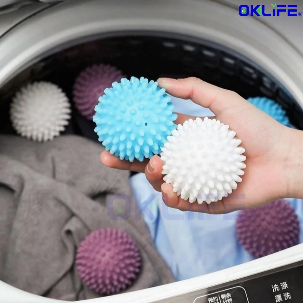 PVC Softener Drying Cleaning Ball Clothes Cleaning Magic Ball for Washing Machine Extra Large Washing Machine view 4