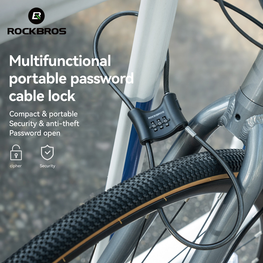 小物・アクセサリー password Rock Bank 3-day Delivery】ROCKBROS Multi-functional Password Lock Portable