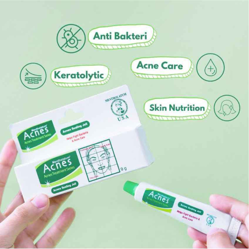 Acnes Sealing Jell 9gr & 18gr / Obat Jerawat / Gel Jerawat / Merah Jingga Official - Gambar 2