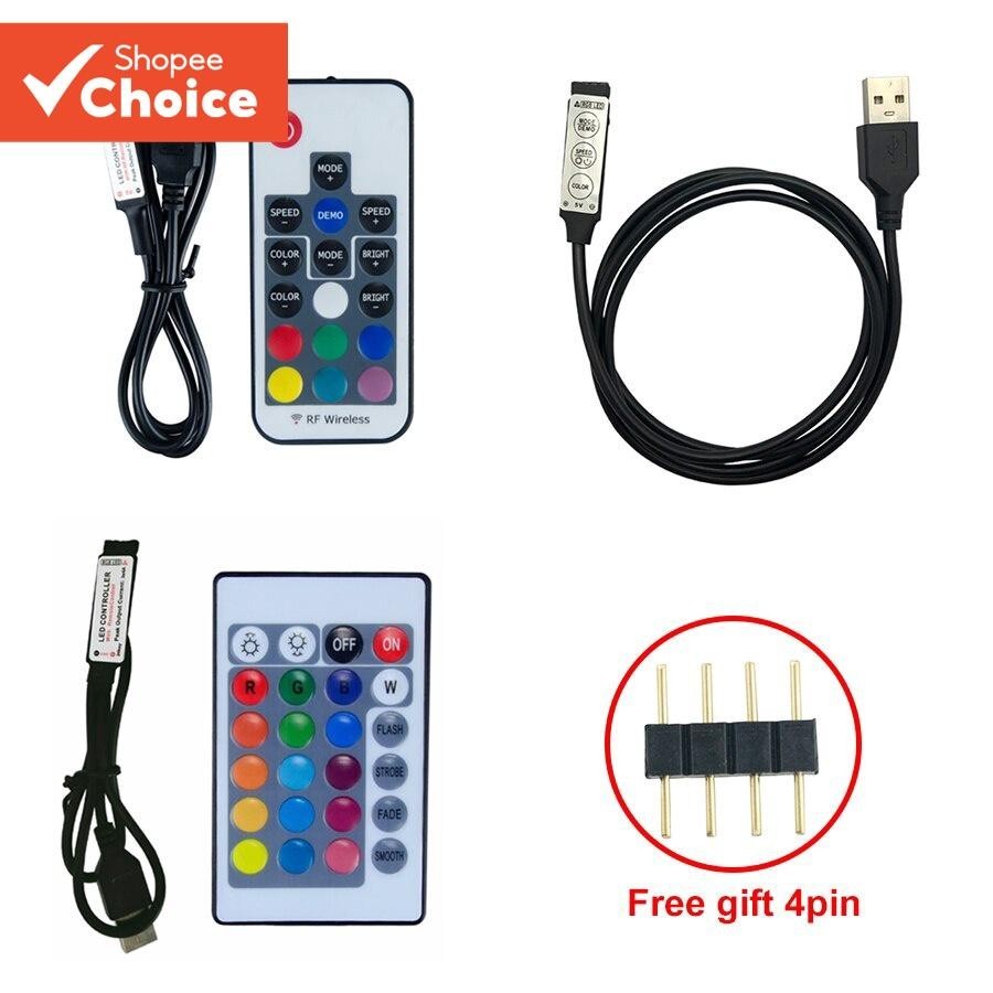 LED Strip light RGB USB Led Strip IR RF Bluetooth Remote Controller ...