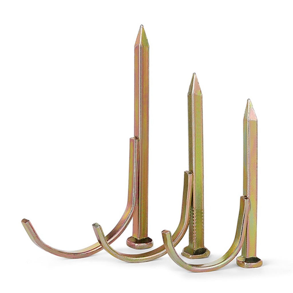 200-Pack Zinc Coated Steel Pipe Hooks (48-66mm) - No Drill Wall Hangers ...