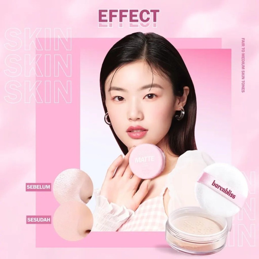 BNB Barenbliss Soul-Matte Loose Powder / Merah Jingga Official - Gambar 2