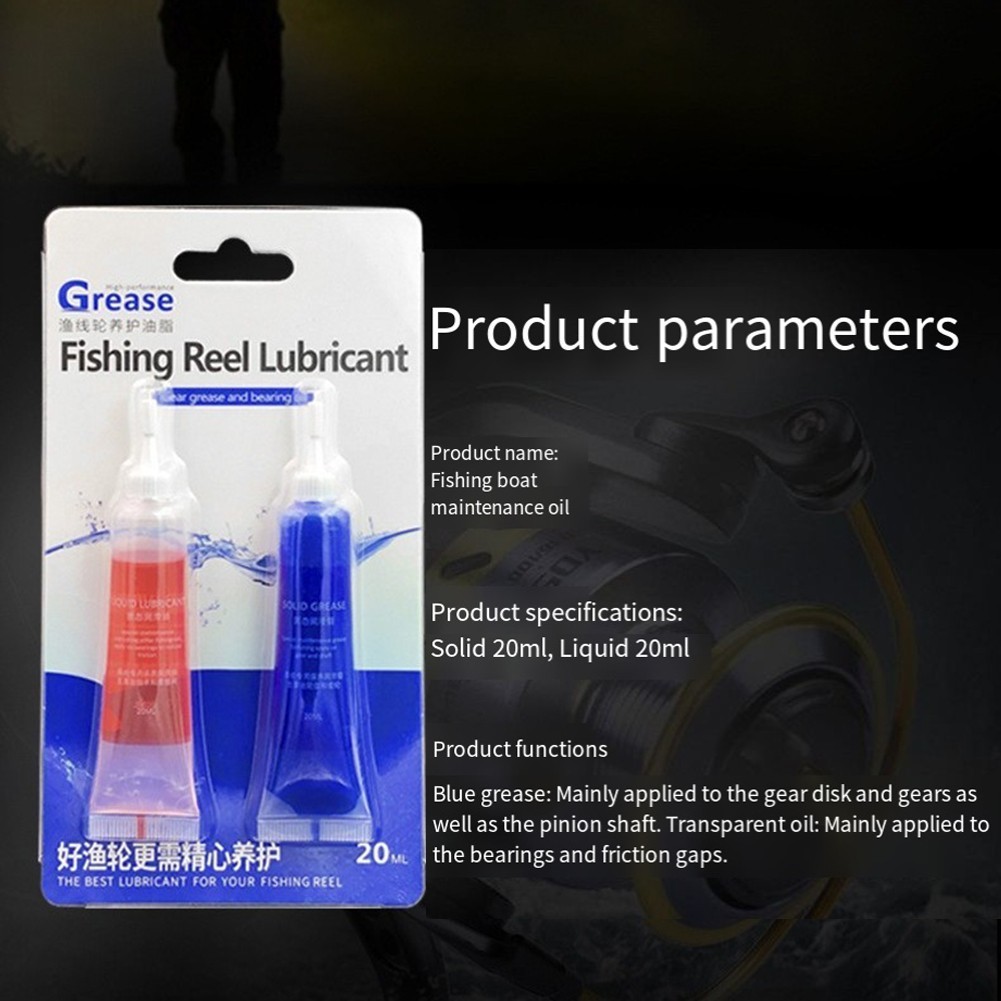 {big discount} Professional Fishing Reel Lubricant Kit - Grease & Oil ...