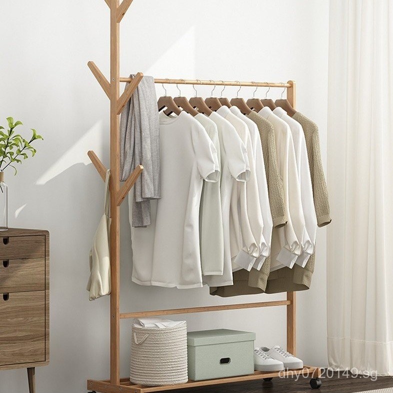 Home Simple Coat Rack Hanging Rack Floor-standing Bedroom Rack Multi ...
