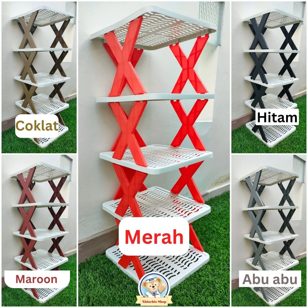 4 and 5 Tier Shoe Rack - Color / X Model 4 Tier and 5 Tier Shoe Rack ...