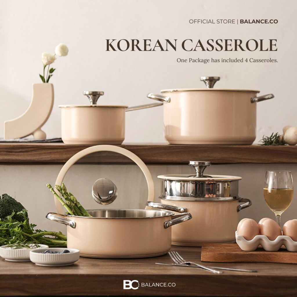 Balance.co Buttermilk Casserole NonStick Soup Pot Induction Cooker ...