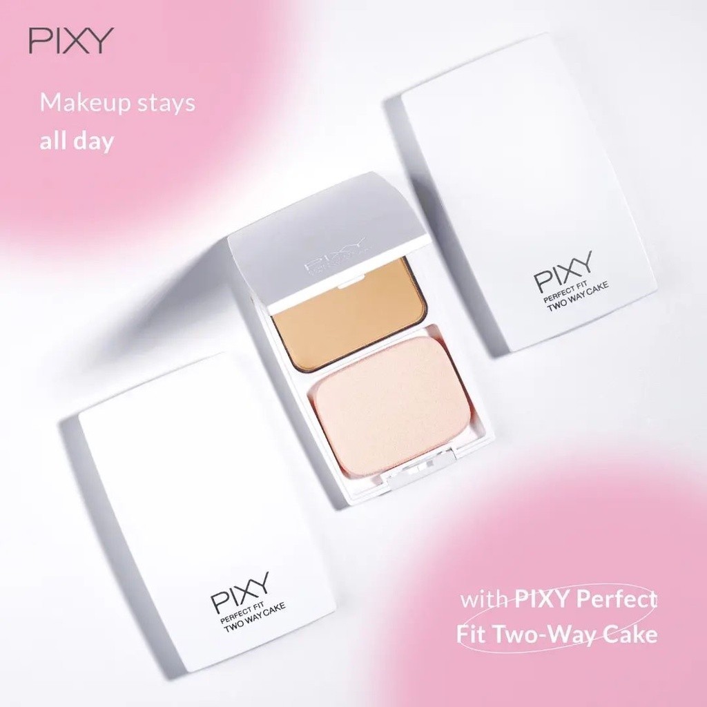 PIXY Perfect Fit Two Way - TWC - FULL- REFILL / Merah Jingga Official - Gambar 2