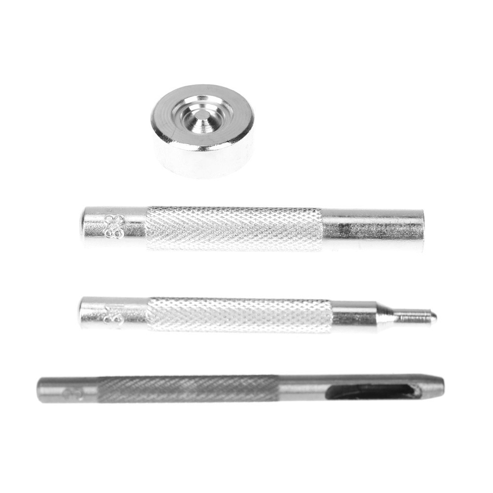 Fastener Buttons Set Convenient Punch Hole Kit Handmade DIY Material ...