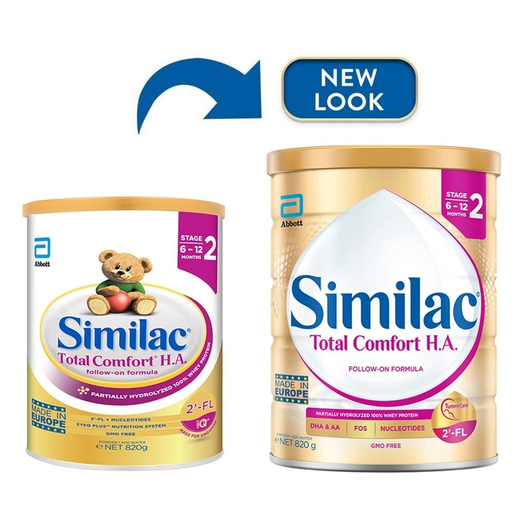 Similac Total Comfort Stage 2 Baby Milk Powder Formula 2'-FL 820g