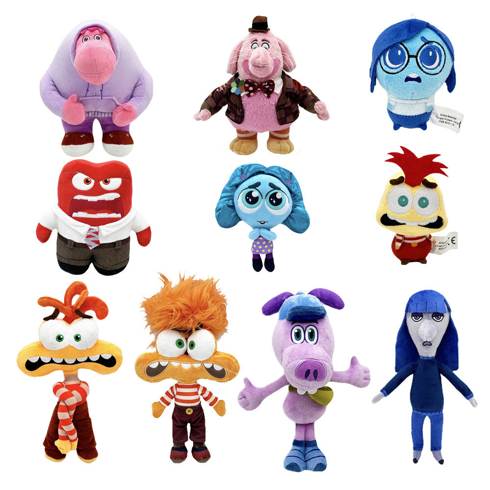 Multistyle Movie Inside Out 2 Plush Toy Cartoon Anxiety Envy ...