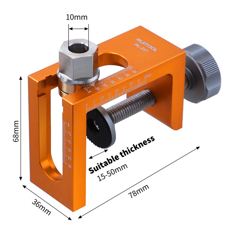 Mounting Jig 10mm Hinge Positioner Guide Installation Tool Metal ...