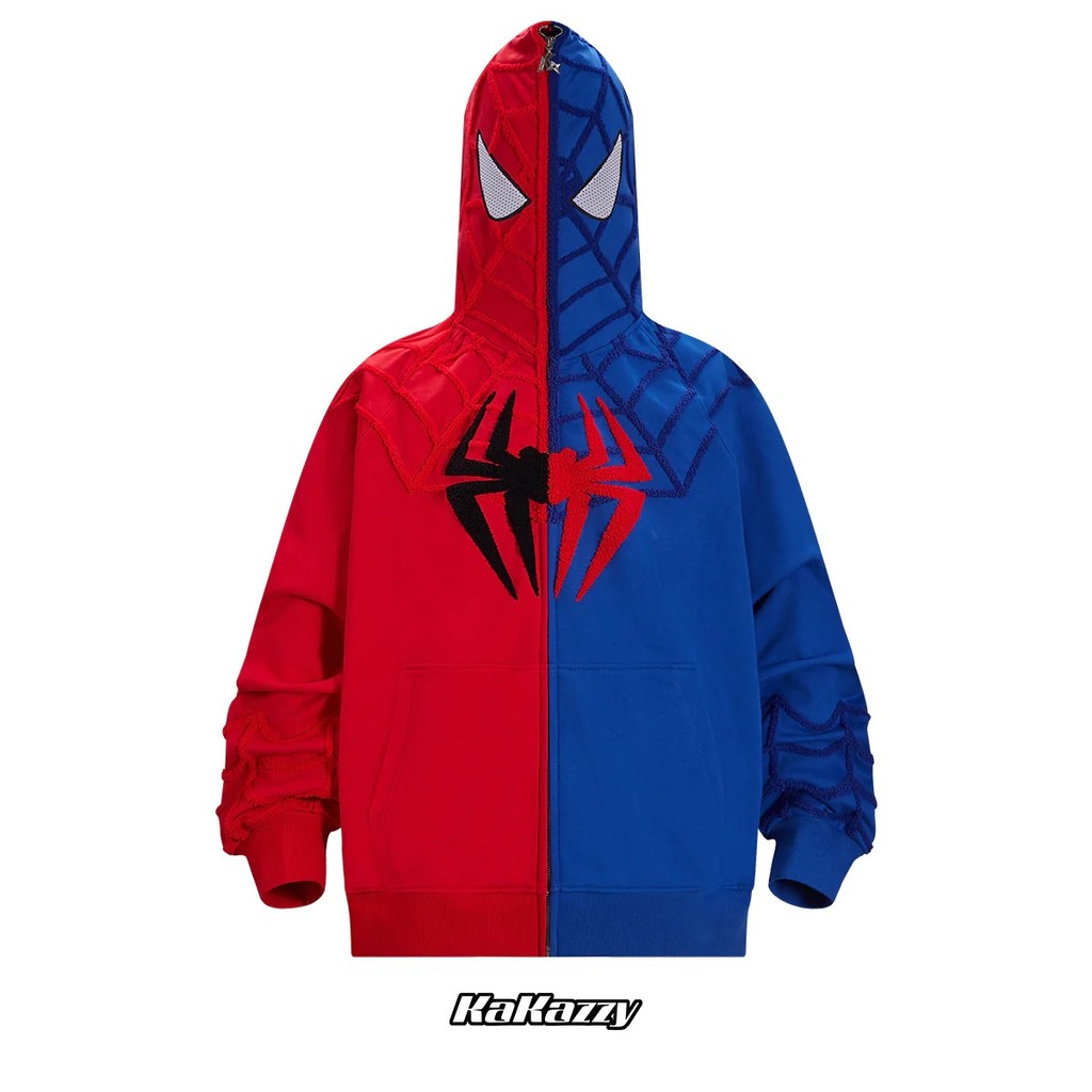 Spiderman Zipper Up Hoodies Tops Jackets Anime 3D Print Sweatshirt for  Adult Men Women Coat Fashion Streetwear | Shopee Singapore