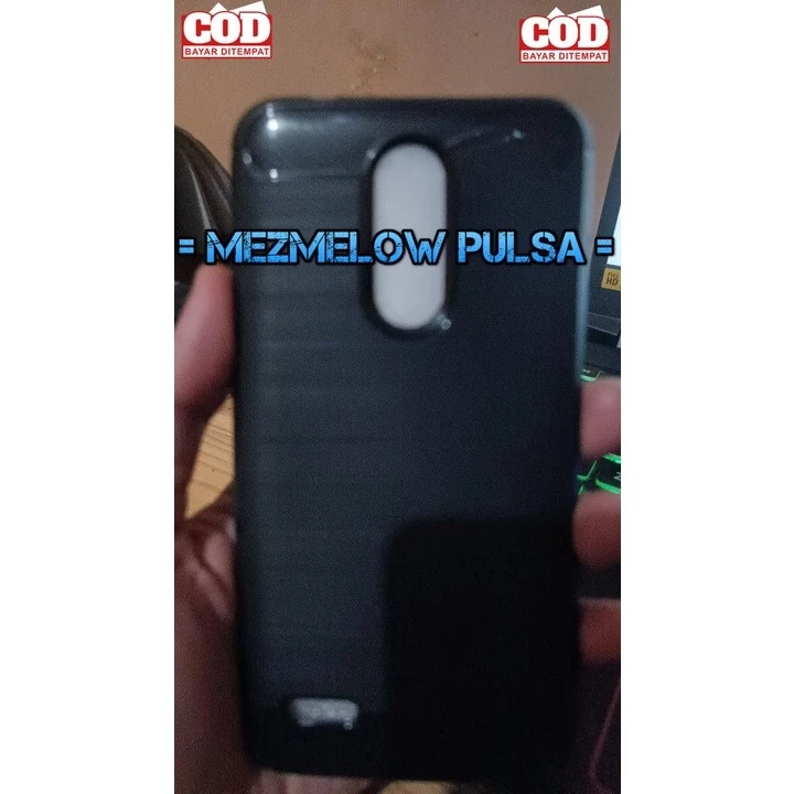 Soft Case Fiber Carbon Casing Caseng Softcase Case LG X4 Plus / LG X4 BIASA - Gambar 3