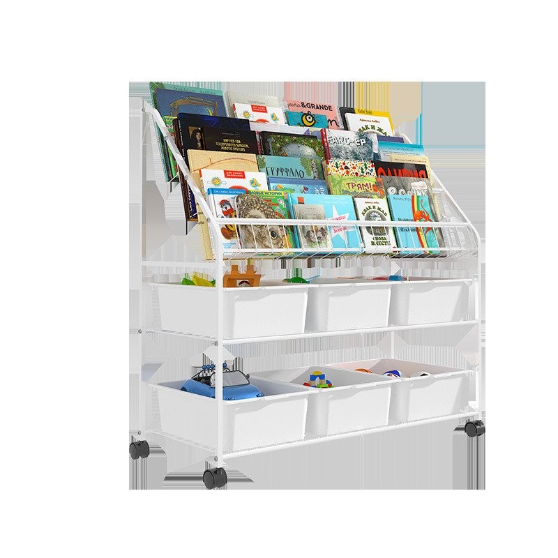 Exclusive for Cross-Border Children's Bookcase Baby Picture Book Rack ...