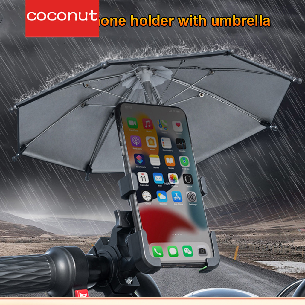 【Coco】1/2 Motorbike Mobile Phone Holder Motorcycle Sun Shade Stand