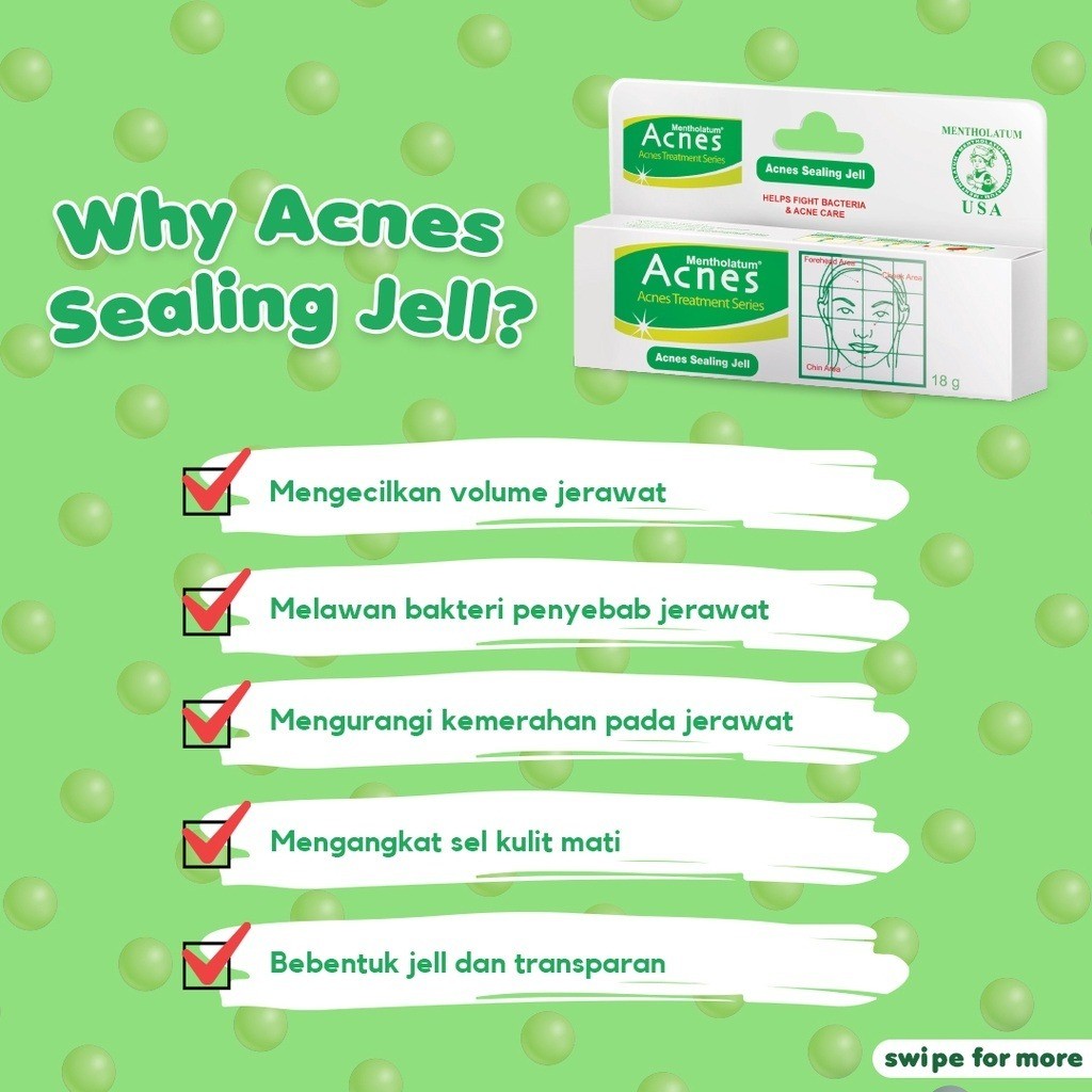 Acnes Sealing Jell 9gr & 18gr / Obat Jerawat / Gel Jerawat / Merah Jingga Official - Gambar 3