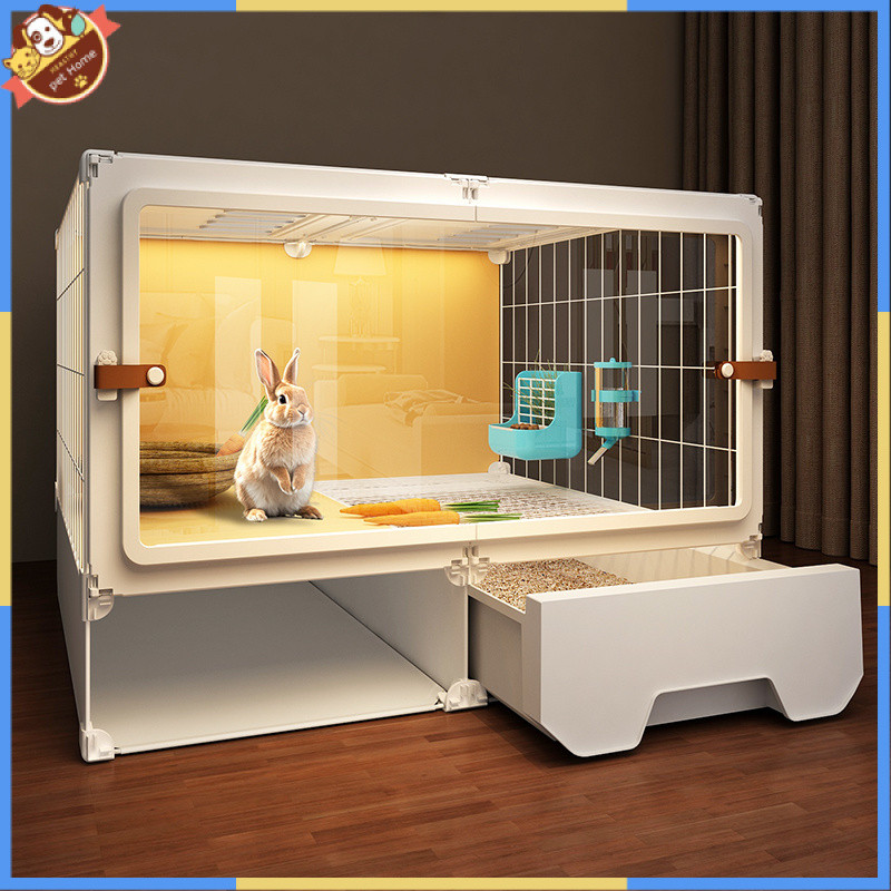 Panoramic Rabbit Cage Rabbit Special Cage Oversized Rabbit Nest with ...