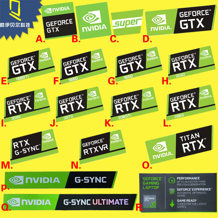 2025 Graphics Card Gamebook Sticker GTX 1650 1660 super sync titan ...