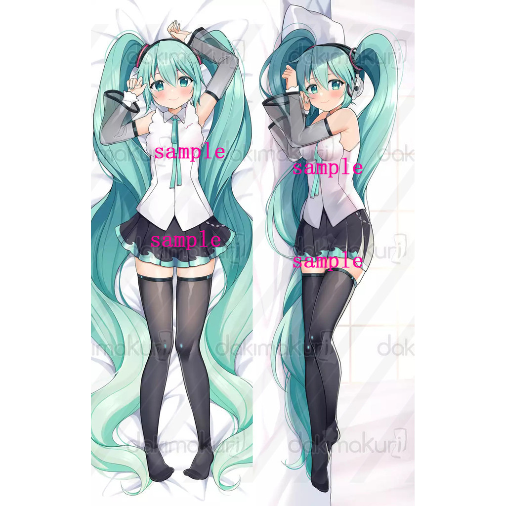 Hatsune Miku Pillowcase Dakimakura Peach Skin 2Way Jananese Anime Game Body Pillow Cover Shopee Singapore