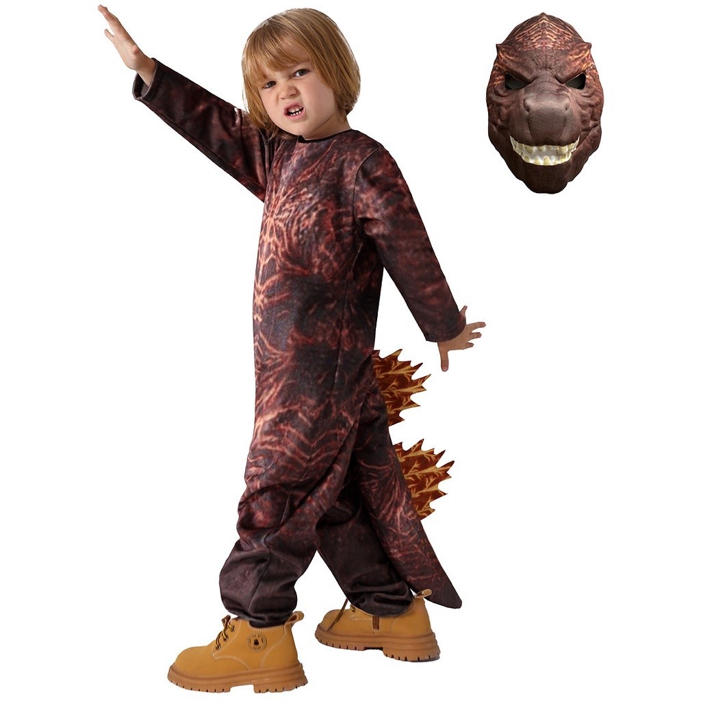 New Style Flame Godzilla cos Costume Cosplay Godzilla Stage Jumpsuit ...