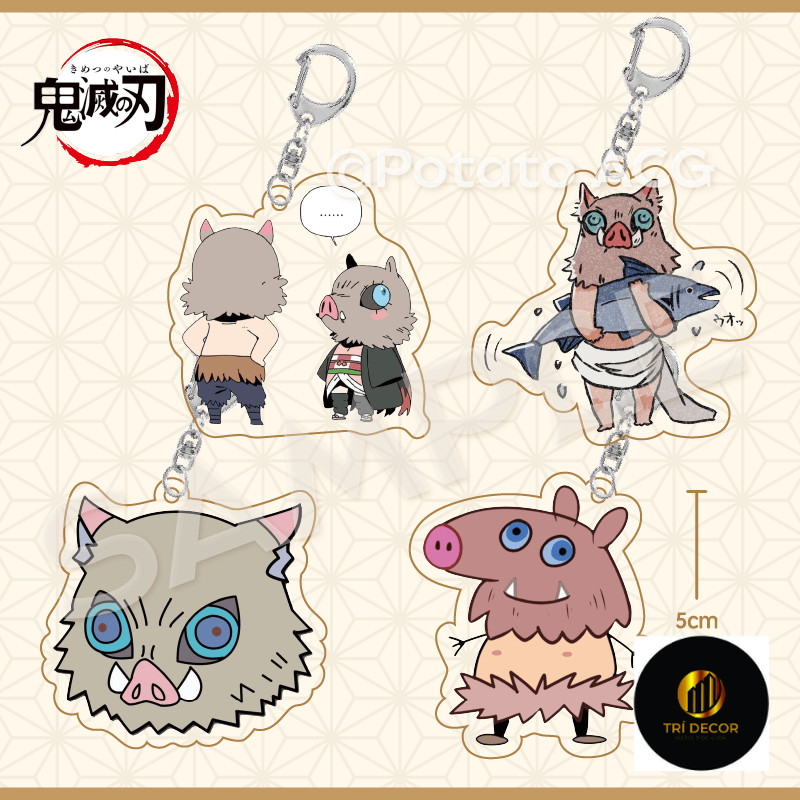 Demon Slayer: Kimetsu no Yaiba Cute Peripheral Inosuke Inosuke Pendant ...