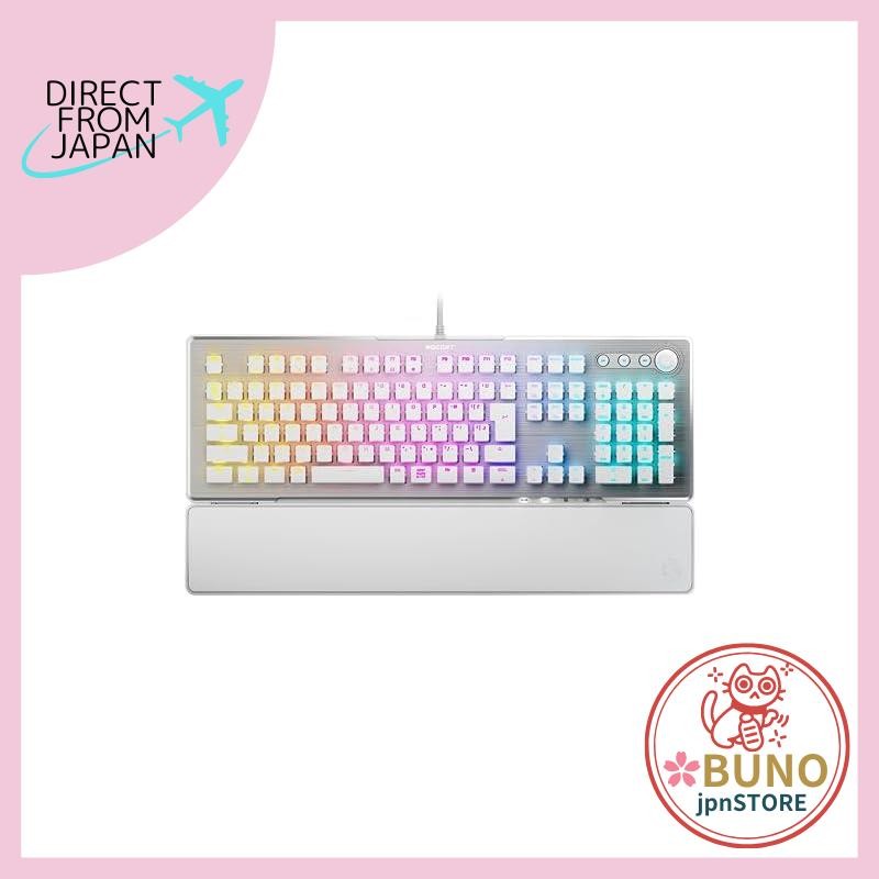 ROCCAT Gaming Keyboard Vulcan II White JP Japanese Layout Full Size ...