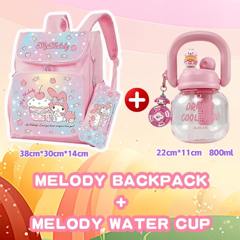 Sanrio Kuromi bag Melody Cinnamoroll cup Hello Kitty Pochacco Pudding ...