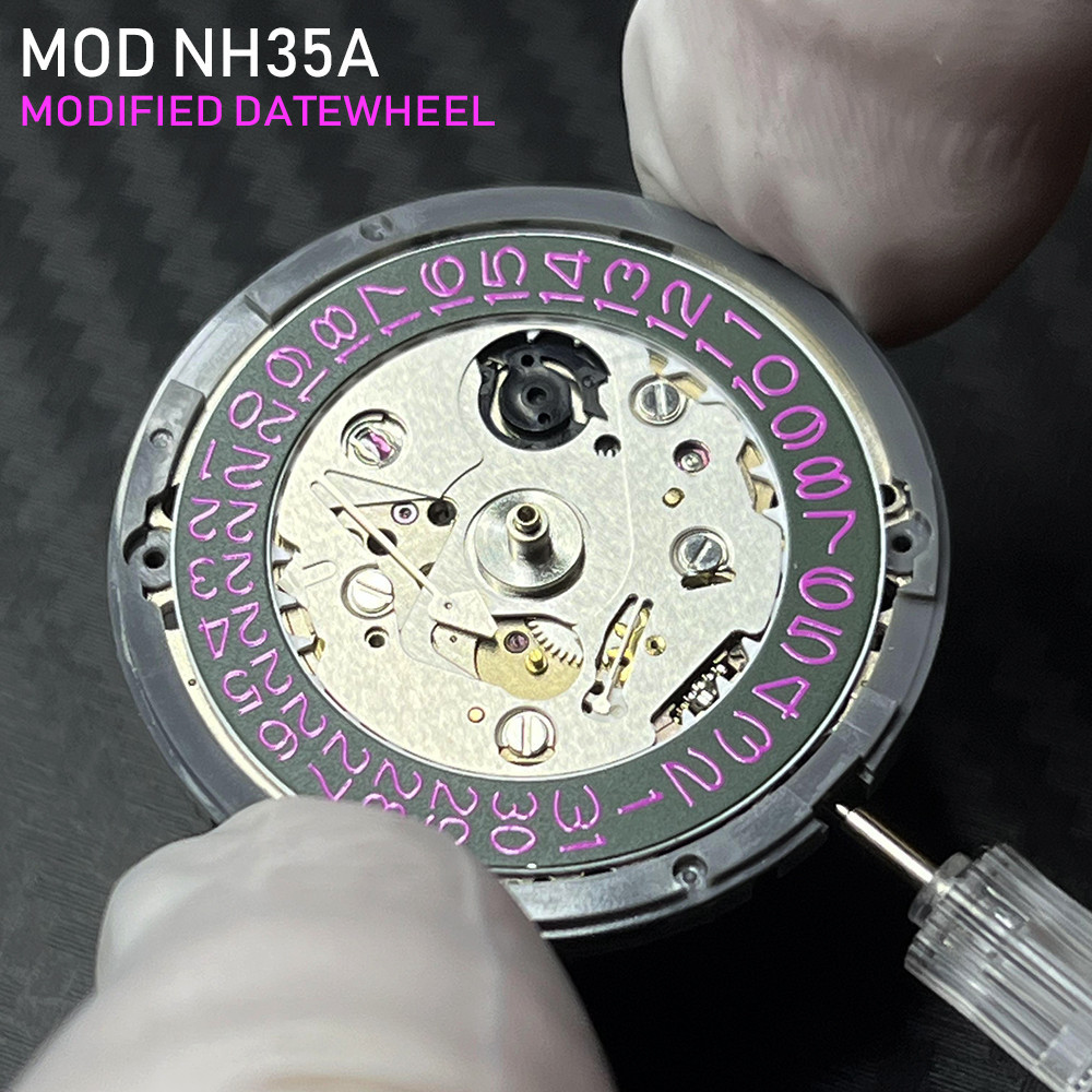 QXJ Japan Original NH35 Automatic Movement NH35A With Modified ...