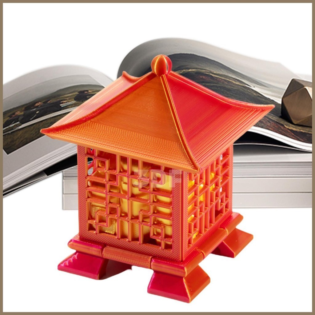Square Fidget for Kids 3D Printed Ancient Pavilion Cubes Square Cube ...