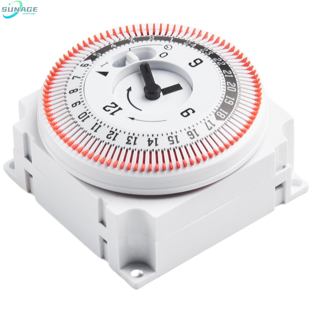 【SIPSUNAGE】Mechanical 24 Hours Timer Switch Industrial Timing Device ...