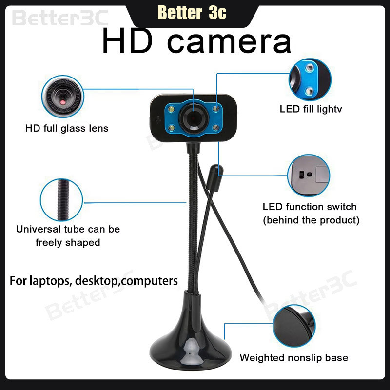 Online course Computer Camera Webcam High Definition Manual Focus USB ...