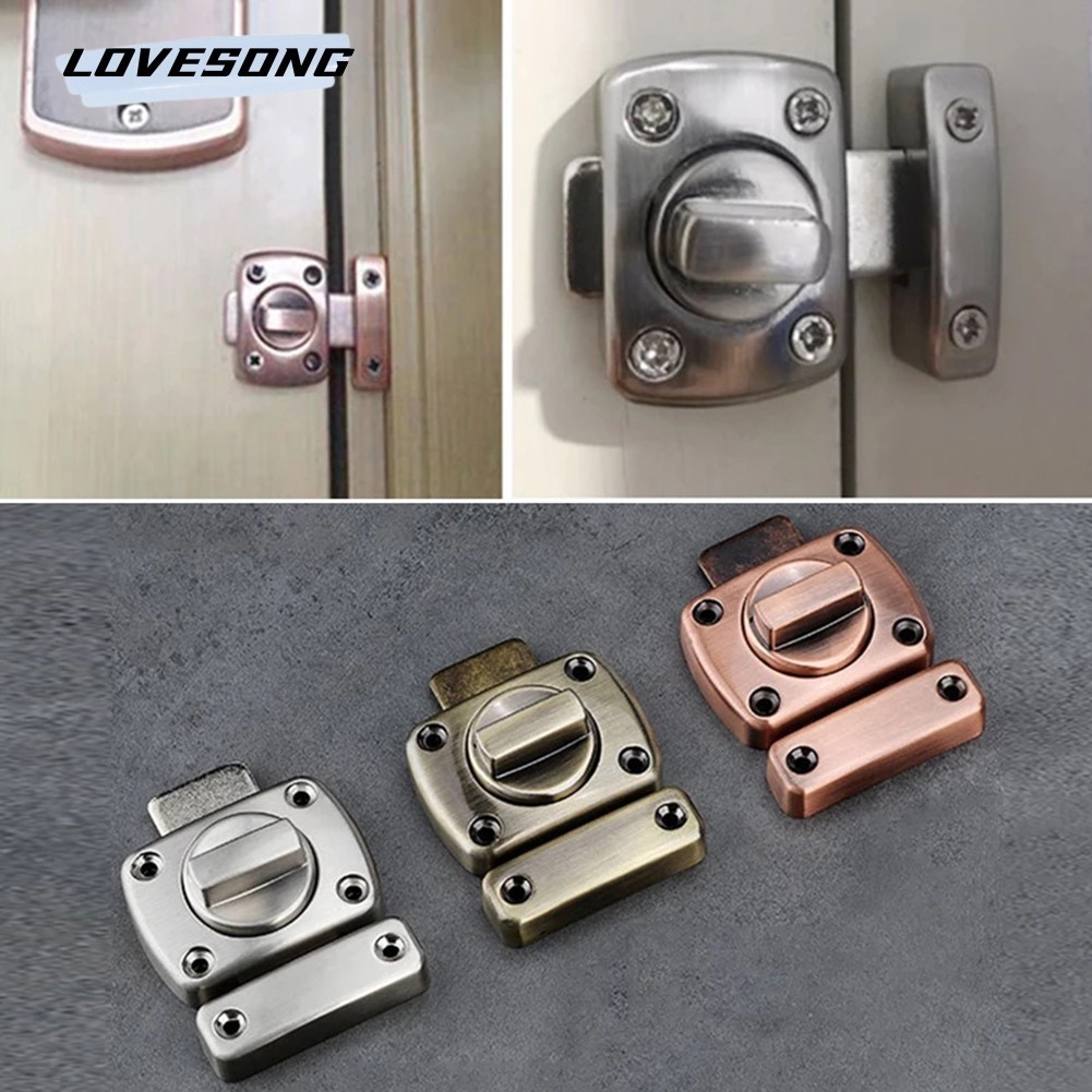 [DL] Door Lock Cast Metal Hook Latch Lock Toilet Doors Right Angle