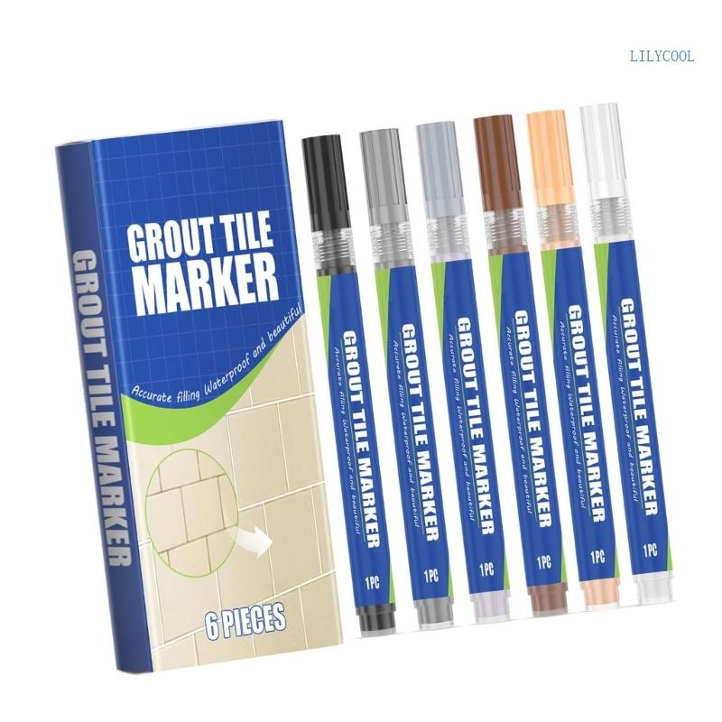 【CH*】 Grout Renew Pen Tile Grout Filler Pen Tile Grout Reviver Pen Set