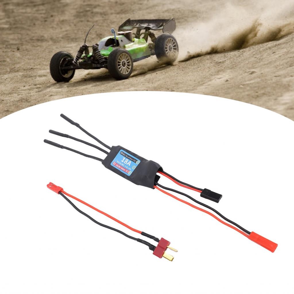 18A Mini Brushless ESC, 40A Courant de crête 18A ESC pour 1/24 RC Voiture