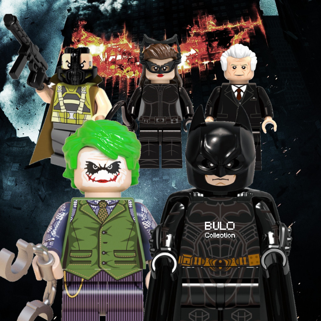 Lego dark knight custom minifigures hotsell