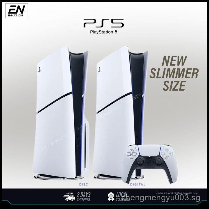 Sony Playstation 5 Slim Console Standard Disc / Digital Version With