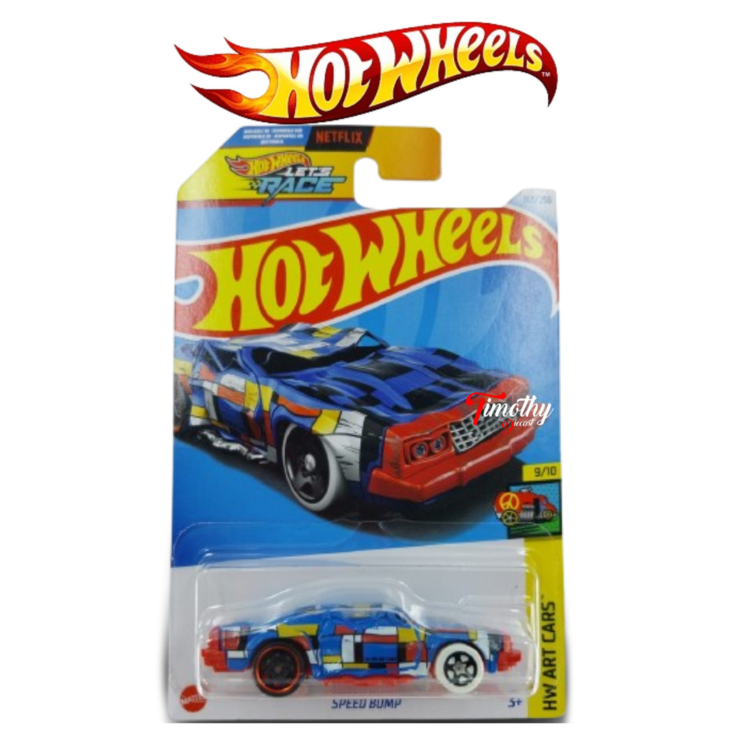Hot Wheels Lets Race Speed Bump Blue Puzzle HW Art Cars Shopee Singapore