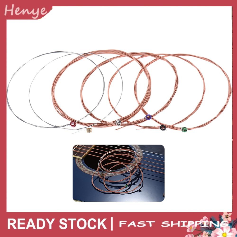 henye-sg Orphee TX620-P Acoustic Folk Guitar Steel Strings 6pcs Full ...