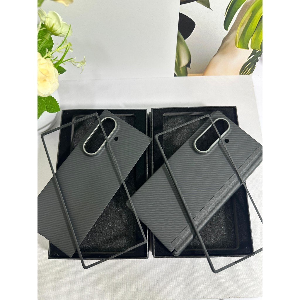 Case Samsung Galaxy Z Fold 7 Fold7 Real Aramid Carbon Magsafe 600D Case - Gambar 4