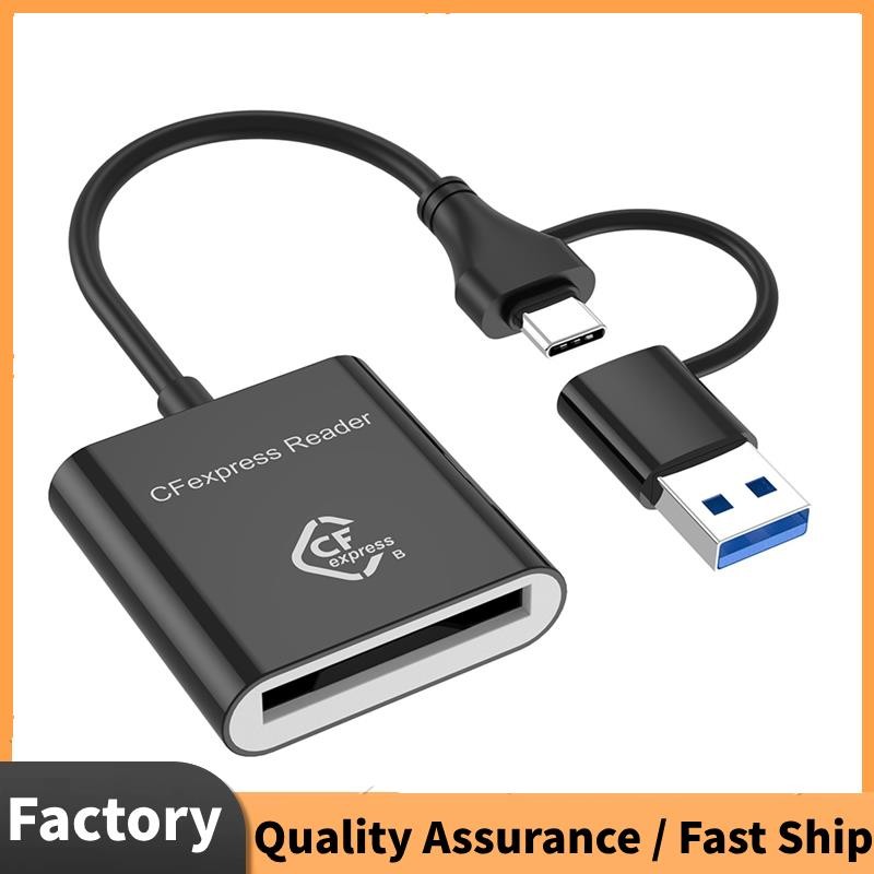 High-Speed CFexpress Type B Card Reader USB3.2 Gen2 USB-C CFe Card ...