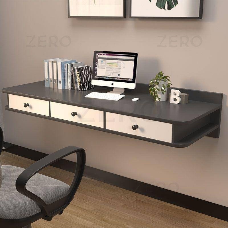 Hanging desk legless wall hanging desk simple computer desk integrated ...