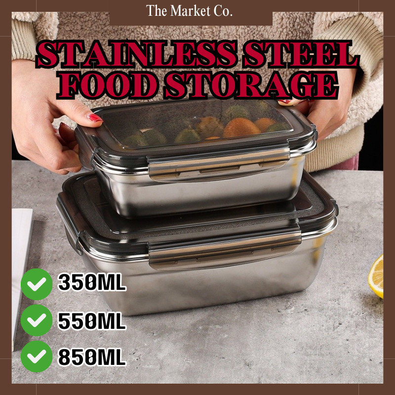 Local Food Lunch Box 304 Stainless Steel Food Container Stainless Steel ...