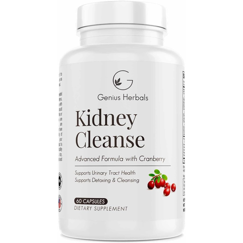 Kidney Cleanse Advanced Formula with Cranberry Extract, Kidney, Urinary ...