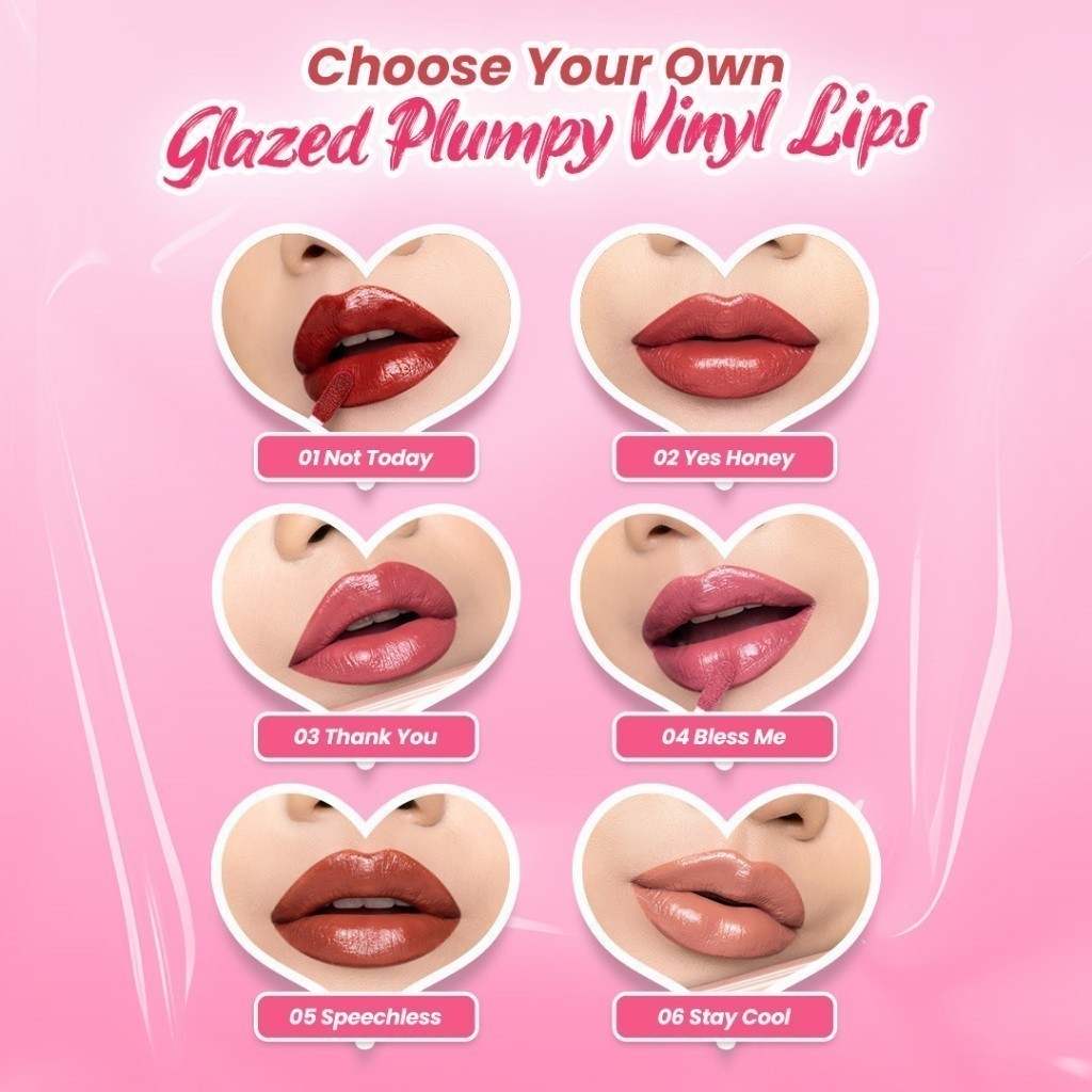 Hanasui Glazedorable Vinyl Stain Glaze Intens Vibrant Color Technology / Merah Jingga Official - Gambar 4