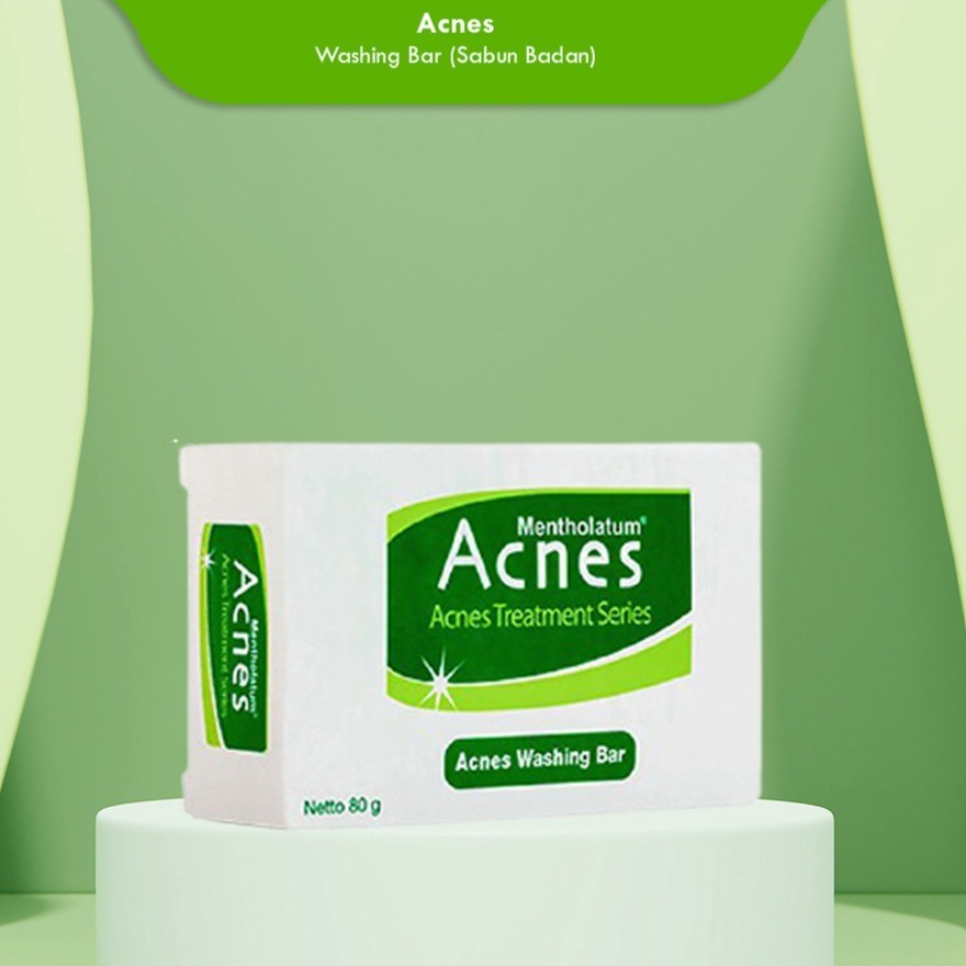 Acnes Washing Bar 80g / Merah Jingga Official - Gambar 2