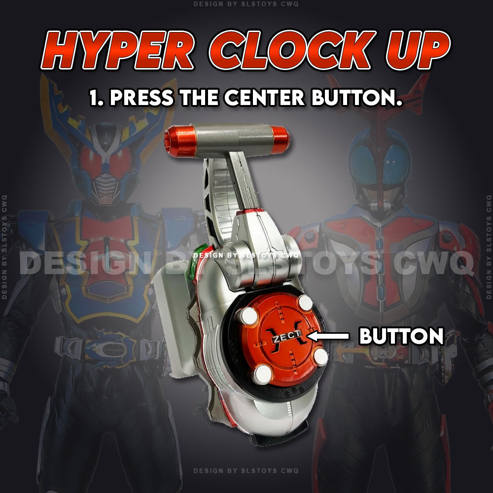 [Light & Sound] Keman Rider Kabuto Hyper Zecter Compatible Kabuto ...