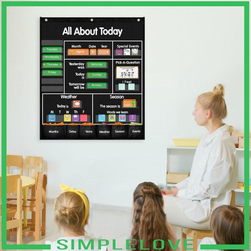 [Simple] Classroom Daily Activities Chart Center, Weather and Calendar ...