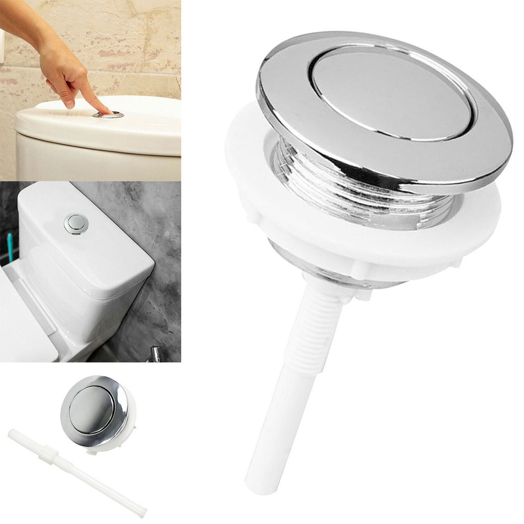 Universal 38mm Single Flush Push Button Replacement Toilet Cistern ...