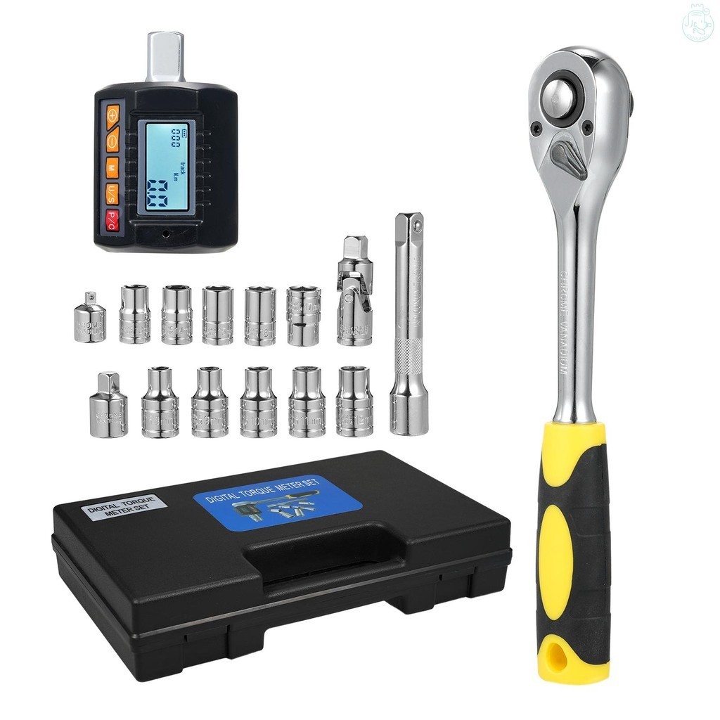 ENT-340 Digital Torque Meter Set Wrench Torque Tester 1/2'' Drive ...
