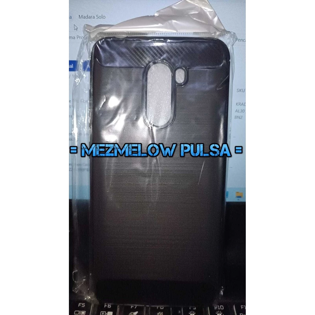 Caseng Soft Case Fiber Carbon Casing Case XIAOMI POCOPHONE F1 / POCO F1 - Gambar 2
